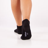 Pack 4 Pares Meias Curtas BAMBU Preto para criança
