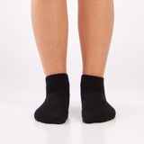 Pack 4 Pares Meias Curtas BAMBU Preto para criança