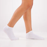 Pack 4 Pares Meias Curtas BAMBU Branco para criança