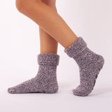 Meias em Lã Cardadas Antiderrapantes