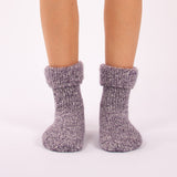 Meias em Lã Cardadas Antiderrapantes