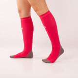 Pack 2 Pares Meias Compressão Gradual Desportiva Multi Rosa