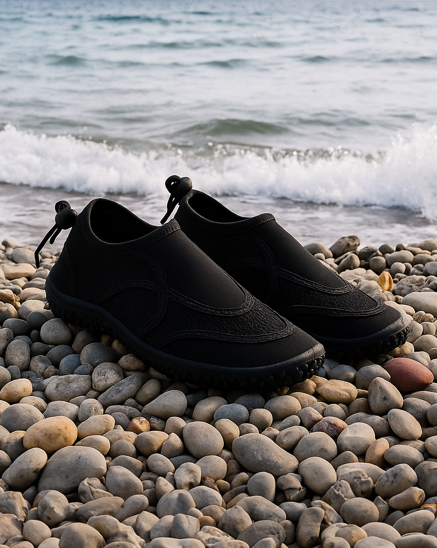 Calçado aquático antiderrapante e ajustável para adulto