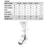 Pack 2 Pares Meias Compressão Gradual Desportiva Multi Vermelho
