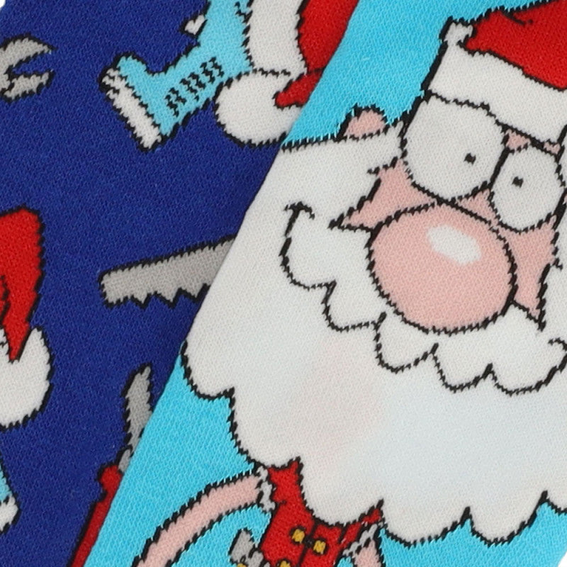 Pack 2 Pares de Meias Divertidas de Natal para Homem