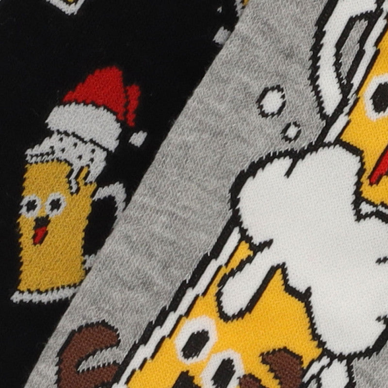 Pack 2 Pares de Meias Divertidas de Natal para Homem