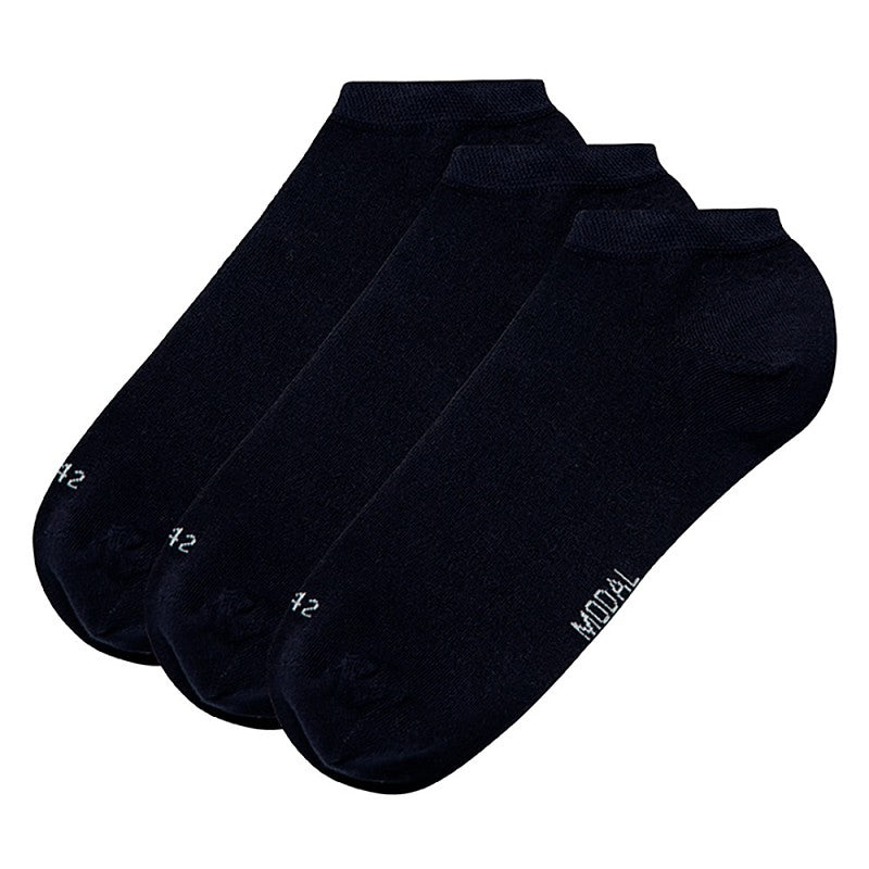 Meias “Ever Soft” • Curtas em Modal • Pack 3 Pares • Preto