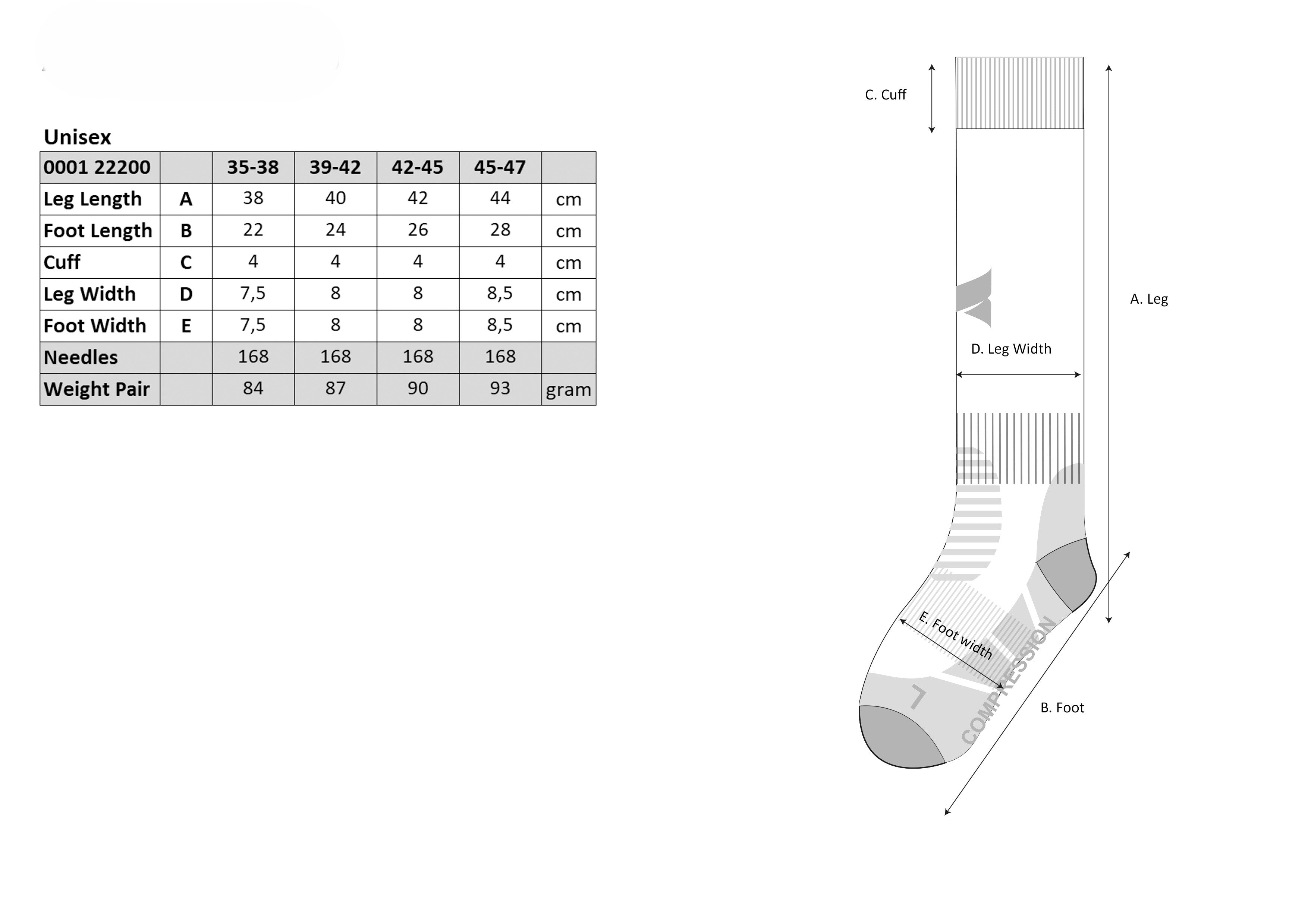Pack 2 Pares Meias Compressão Gradual Desportiva Multi Rosa