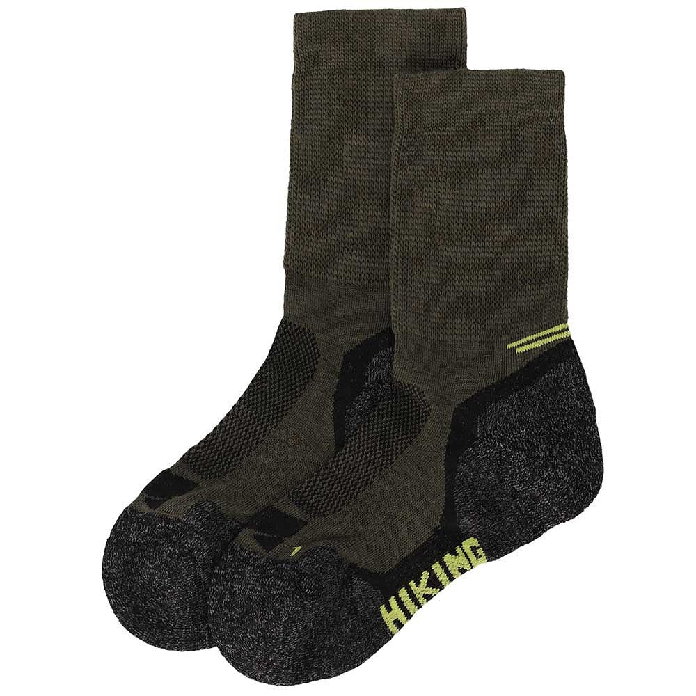 Pack 2 Pares Meias Técnicas Lã Merino Verdes