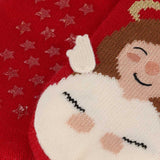 Meias Antiderrapantes e Quentinhas de Natal para Mulher - Anjinho