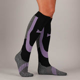 Pack 2 pares de meias técnicas para Ski - Multi Lilás