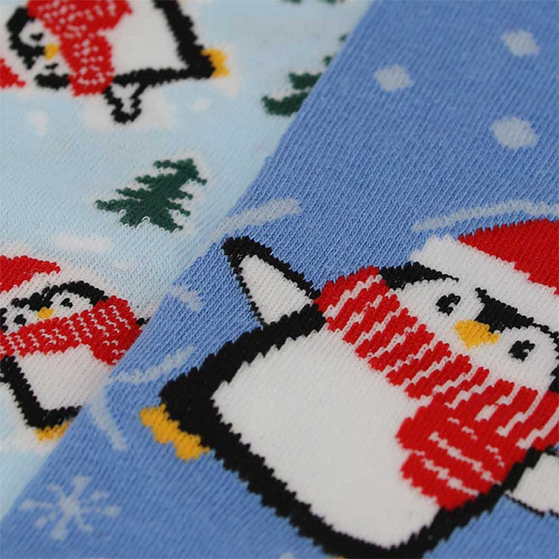 Pack de 2 Pares de Meias Divertidas de Natal para Mulher