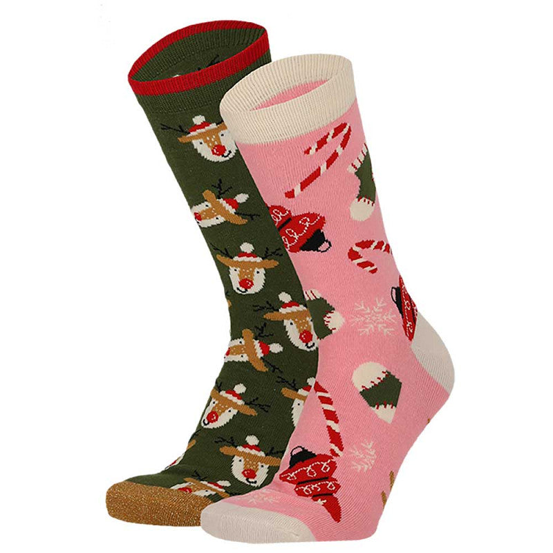 Bola de Natal com 2 Pares de Meias para Mulher