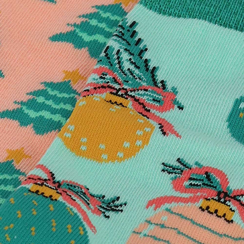 Bola de Natal com 2 Pares de Meias para Mulher