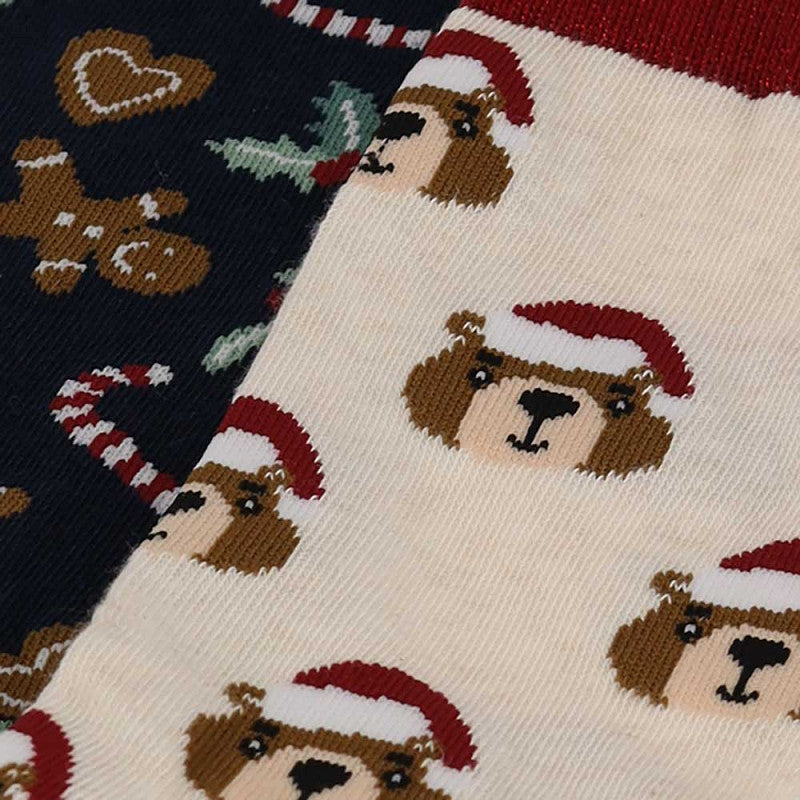 Bola de Natal com 2 Pares de Meias para Mulher