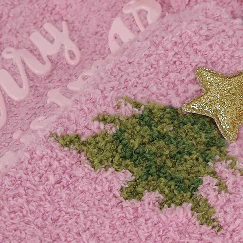 Caixa Presente com 3 Pares de Meias Antiderrapantes de Natal