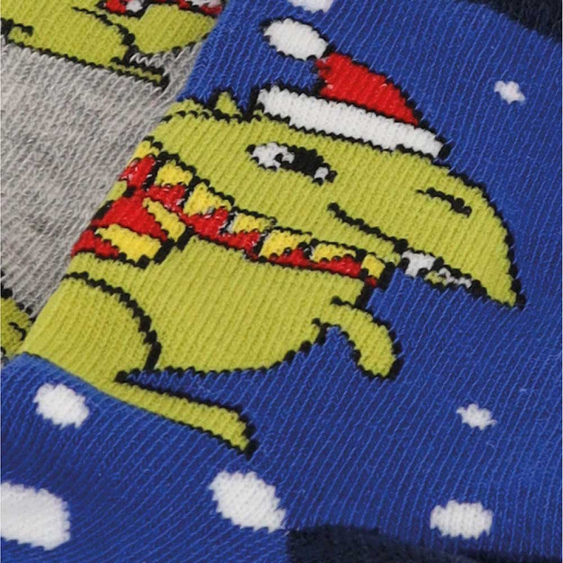 Bola de Natal com 2 Pares de Meias para Criança - Dinossauro