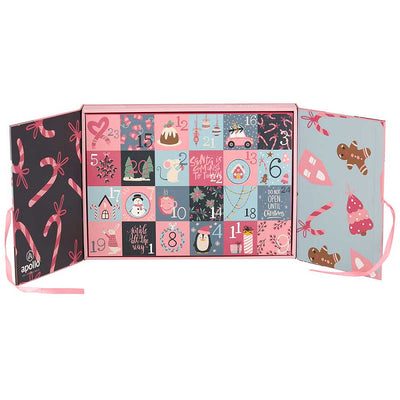 Calendário Advento de Natal para Crianças - Boneca de Neve (Pack 12 pares)