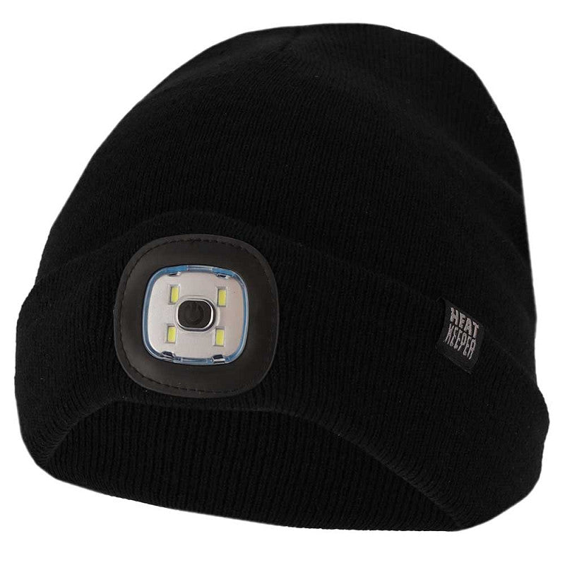 Gorro Térmico Heatkeeper c/ Luz LED 250 mAh Recarregável