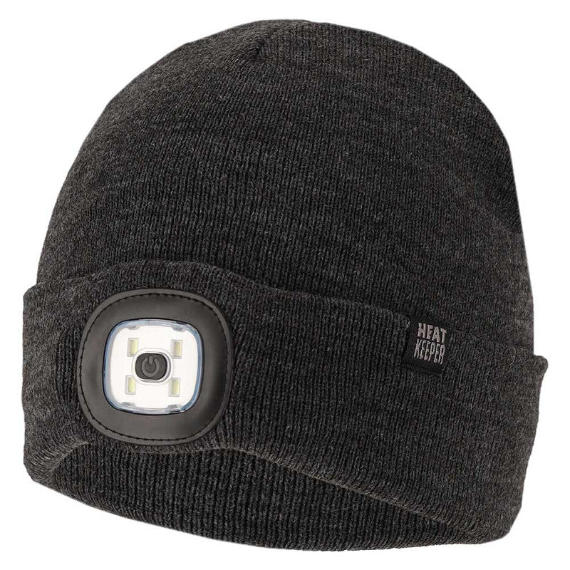 Gorro Térmico Heatkeeper c/ Luz LED 250 mAh Recarregável