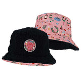 Chapéu Bucket de Natal Reversível
