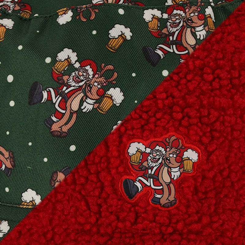 Chapéu Bucket de Natal Reversível