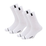 Meias “Elite Crew” • Conforto e Resistência • Algodão Superior • Pack 2 Pares • Branco