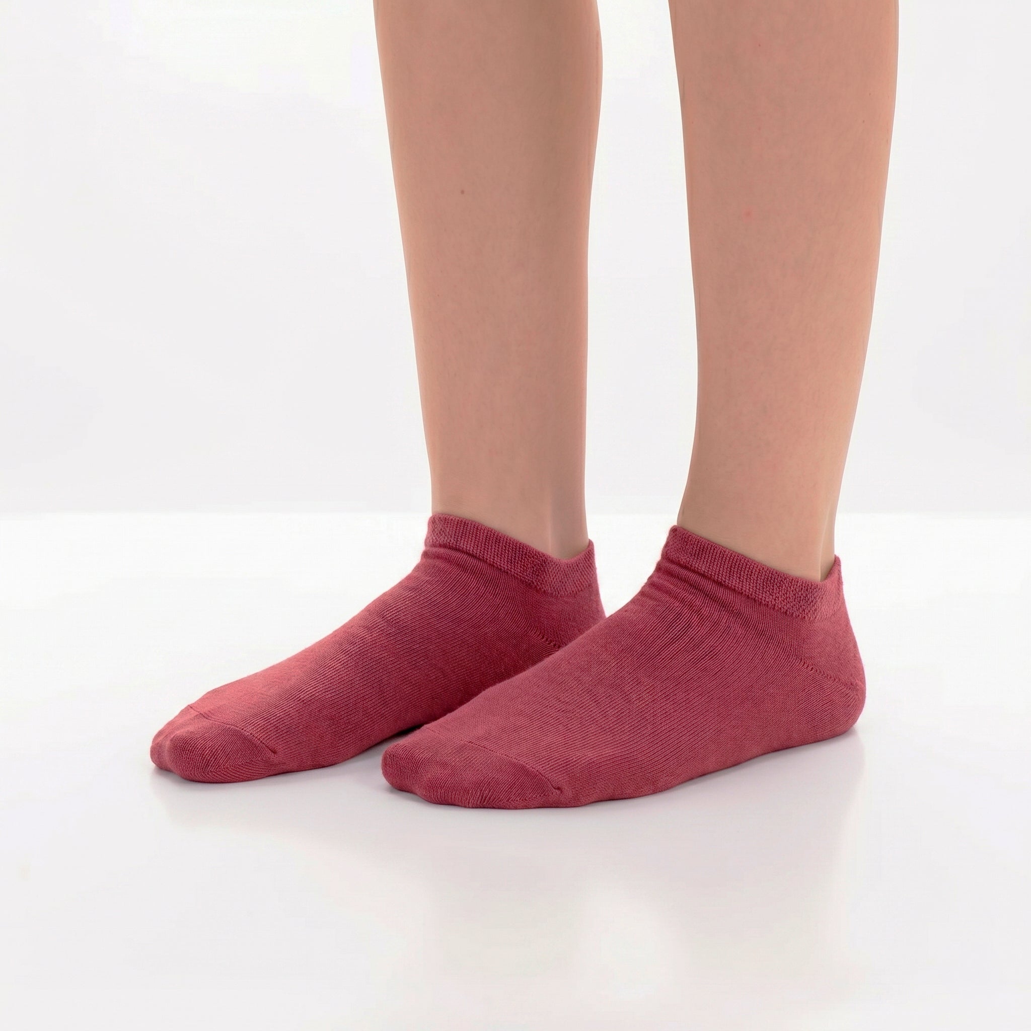 Meias Curtas “Silk Touch” ● Suavidade Extrema Bambu ● Pack 3 Pares ● Multi Rosa