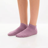 Meias Curtas “Silk Touch” ● Suavidade Extrema Bambu ● Pack 3 Pares ● Multi Lilás