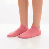 Meias Curtas “Silk Touch” ● Suavidade Extrema Bambu ● Pack 3 Pares ● Multi Rosa