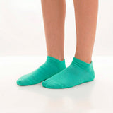 Meias Curtas “Silk Touch” ● Suavidade Extrema Bambu ● Pack 3 Pares ● Multi Menta