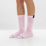 Meias “Elite Crew” • Conforto e Resistência • Algodão Superior • Pack 2 Pares • Rosa