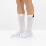 Meias “Elite Crew” • Conforto e Resistência • Algodão Superior • Pack 2 Pares • Branco