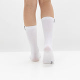 Meias “Elite Crew” • Conforto e Resistência • Algodão Superior • Pack 2 Pares • Branco