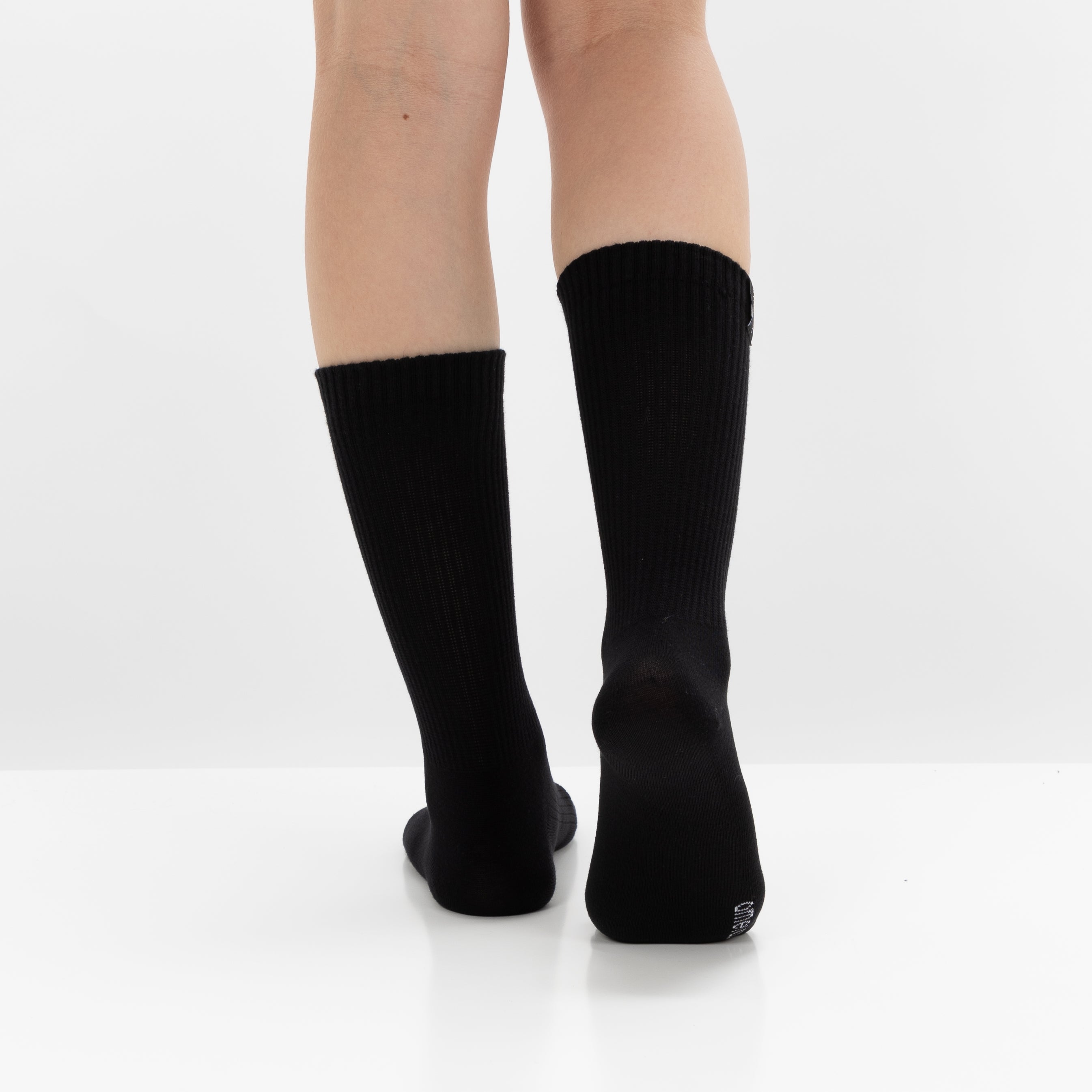 Meias “Elite Crew” • Conforto e Resistência • Algodão Superior • Pack 2 Pares • Preto