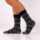 Meias Em Lambswool Jacquard