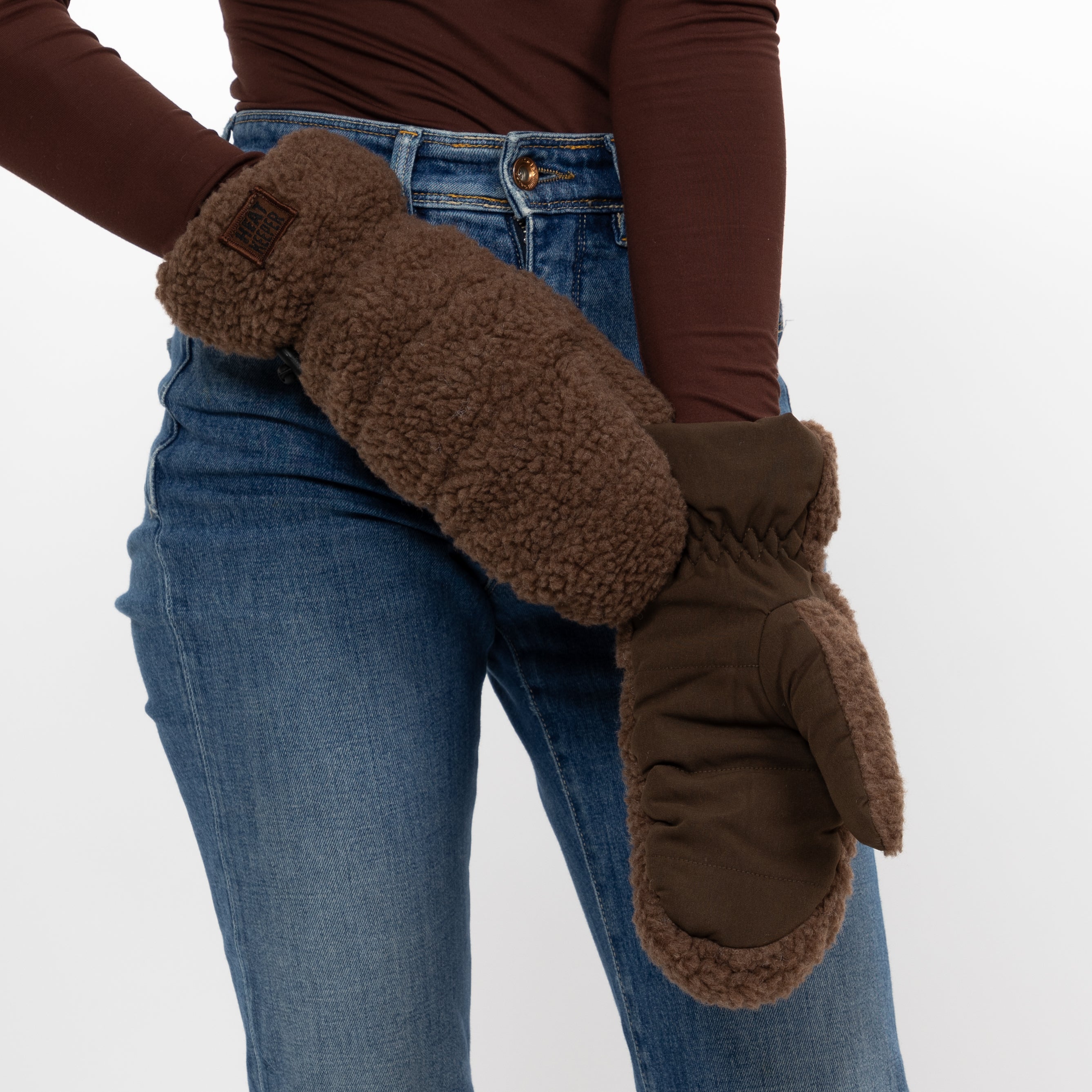 Luvas Térmicas e Ajustáveis da Heatkeeper - Castanho