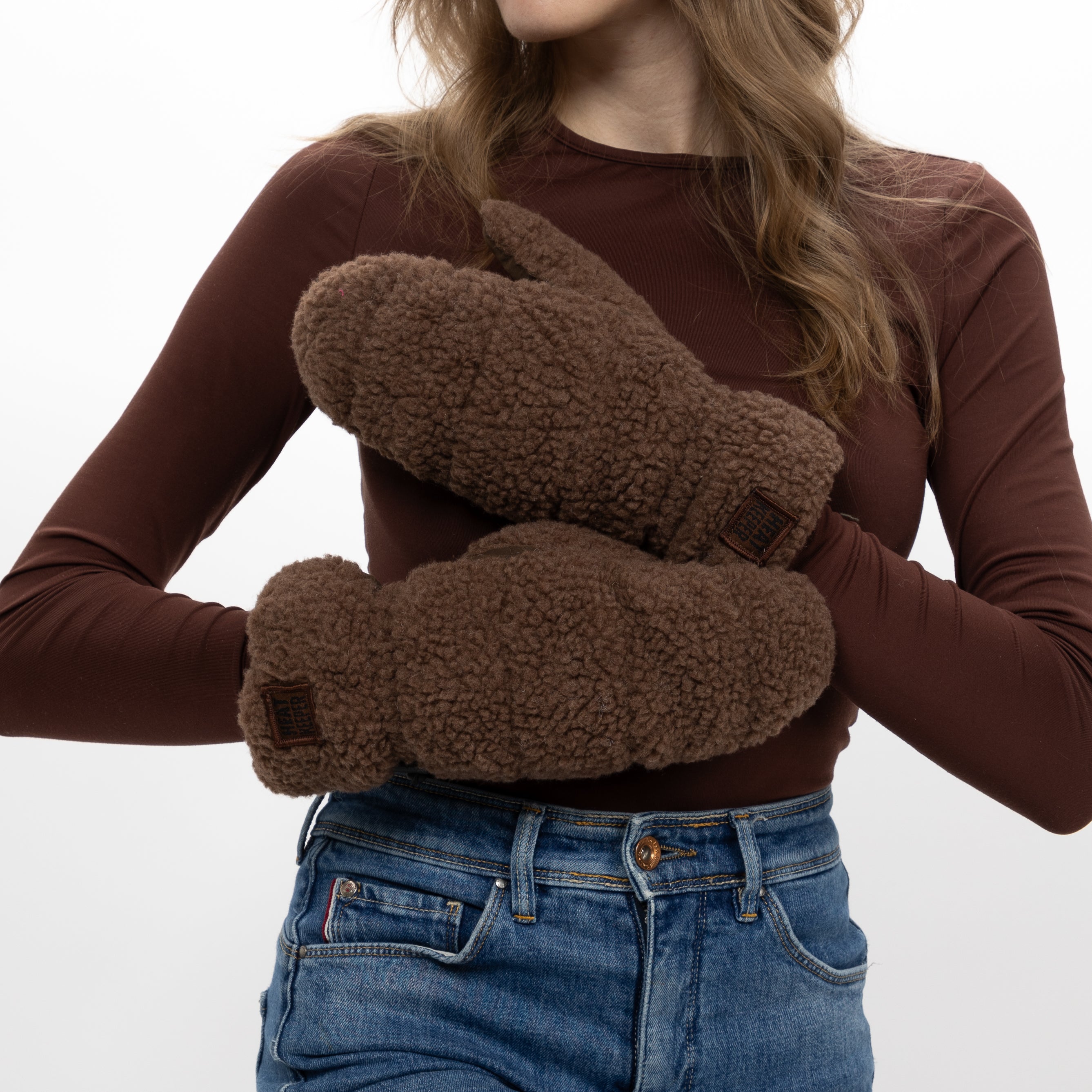 Luvas Térmicas e Ajustáveis da Heatkeeper - Castanho