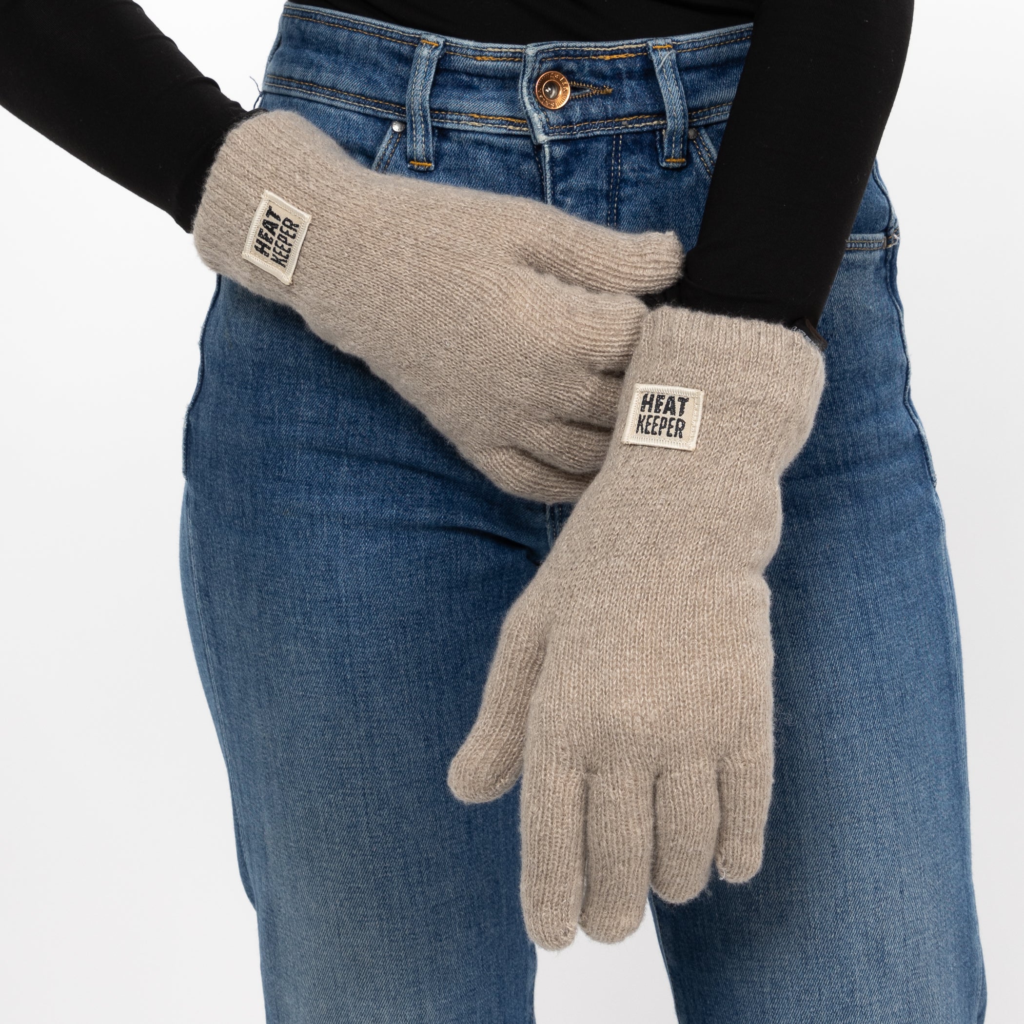 Luvas Térmicas Heatkeeper para Mulher - Bege