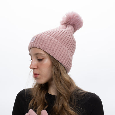 Gorro Térmico Heatkeeper Pompom - Rosa