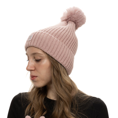 Gorro Térmico Heatkeeper Pompom - Rosa