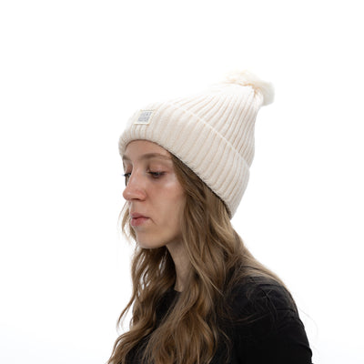 Gorro Térmico Heatkeeper Pompom - Branco Pérola