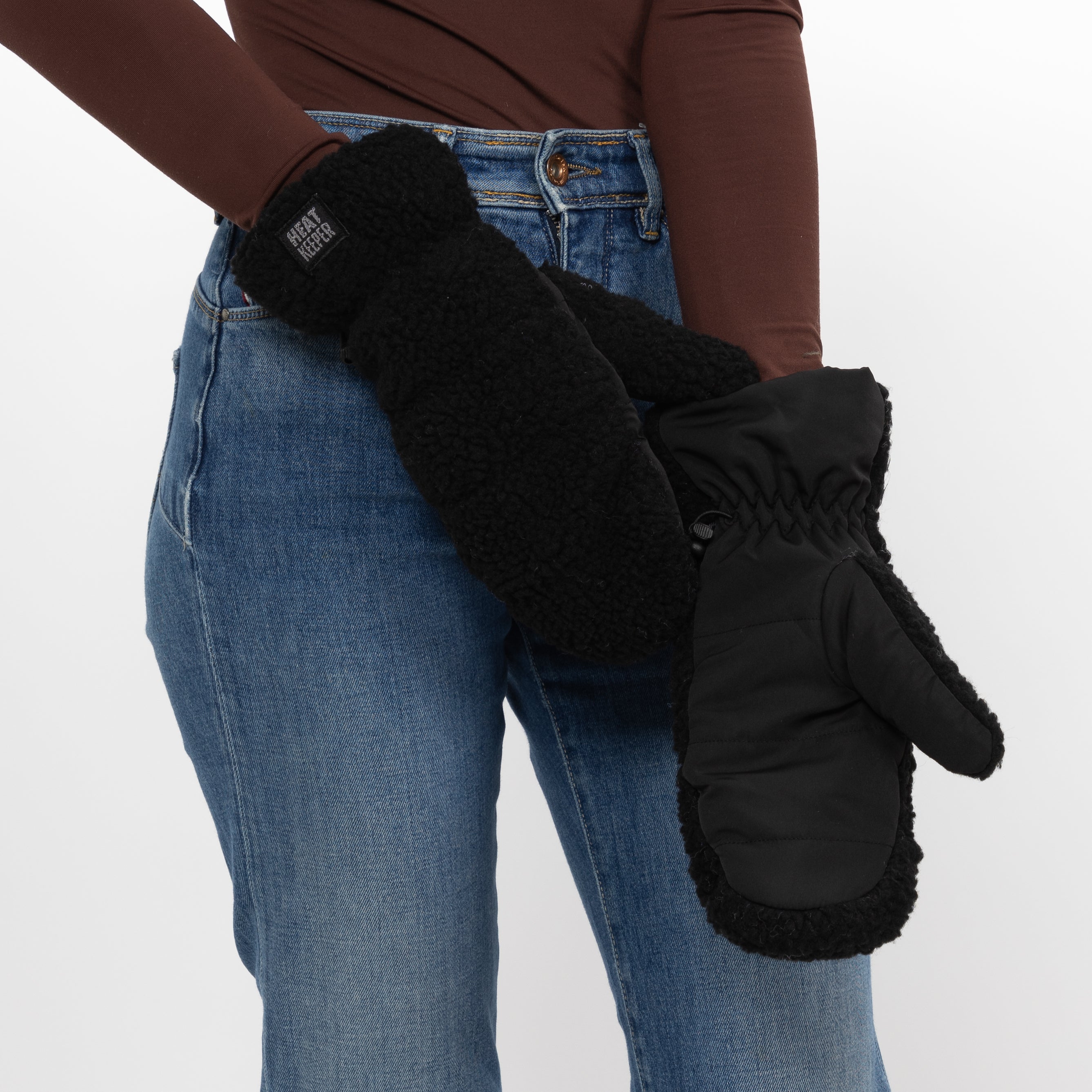 Luvas Térmicas e Ajustáveis da Heatkeeper - Preto