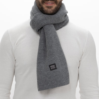 Cachecol Térmico de Malha Heatkeeper Cinza