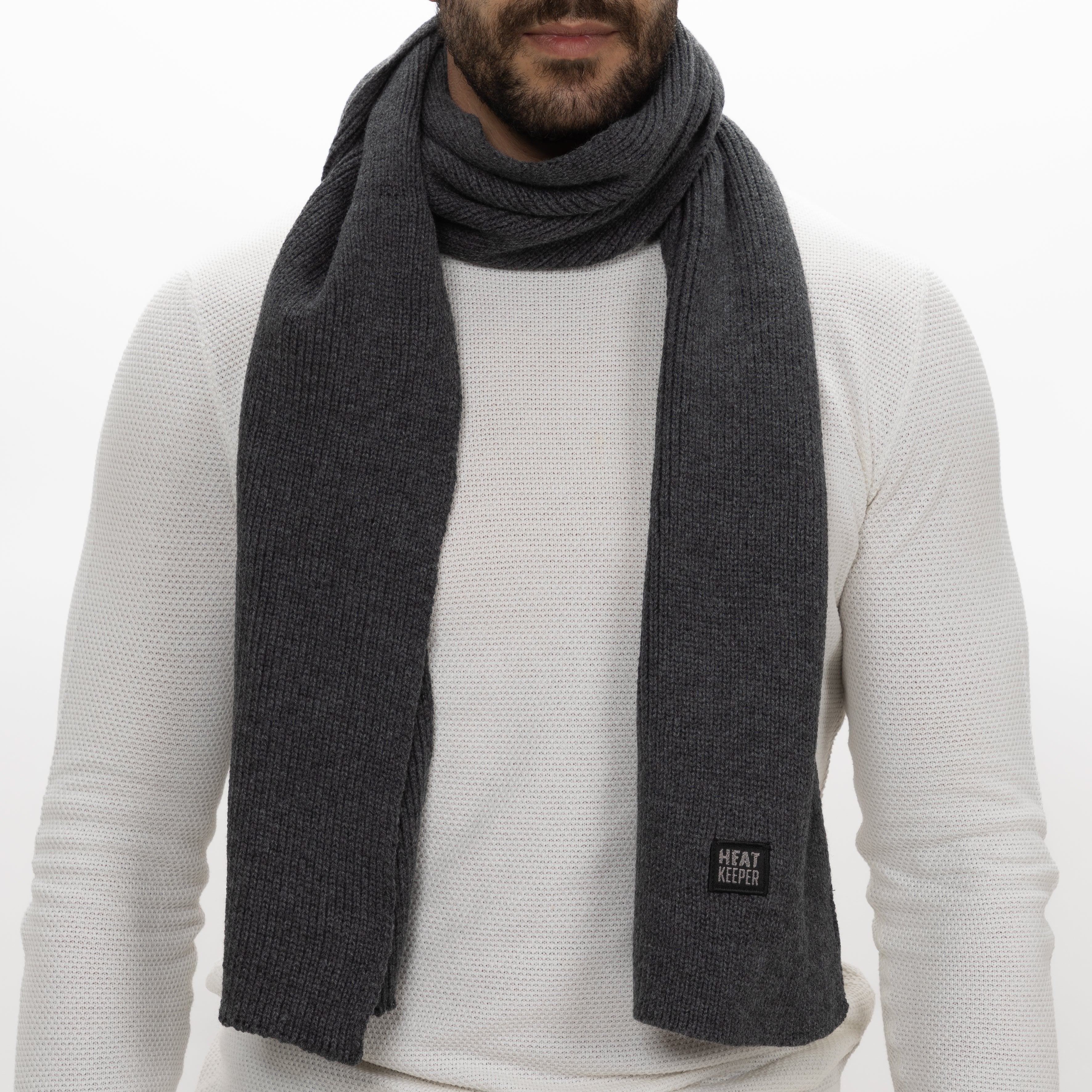 Cachecol Térmico de Malha Heatkeeper Antracite