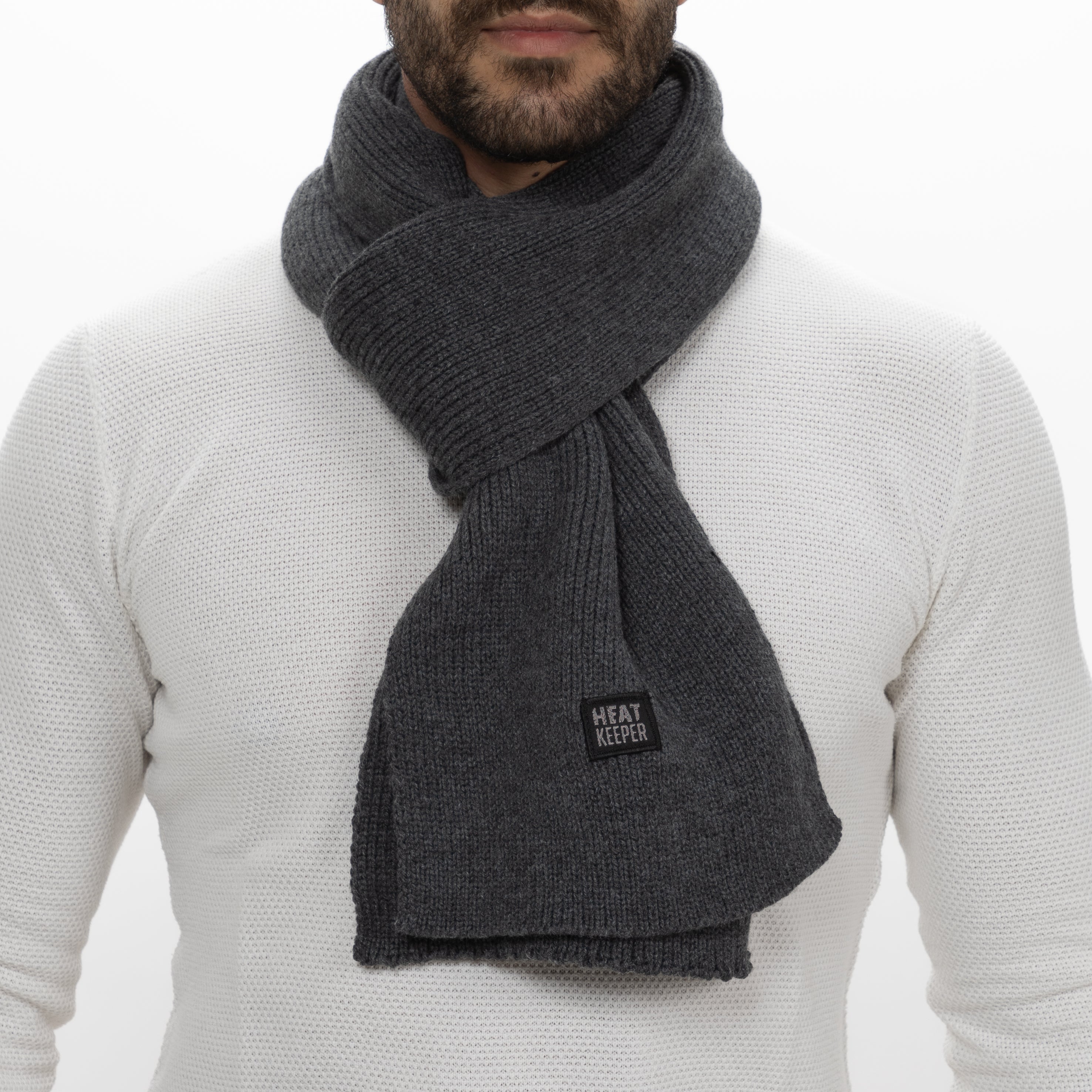 Cachecol Térmico de Malha Heatkeeper Antracite