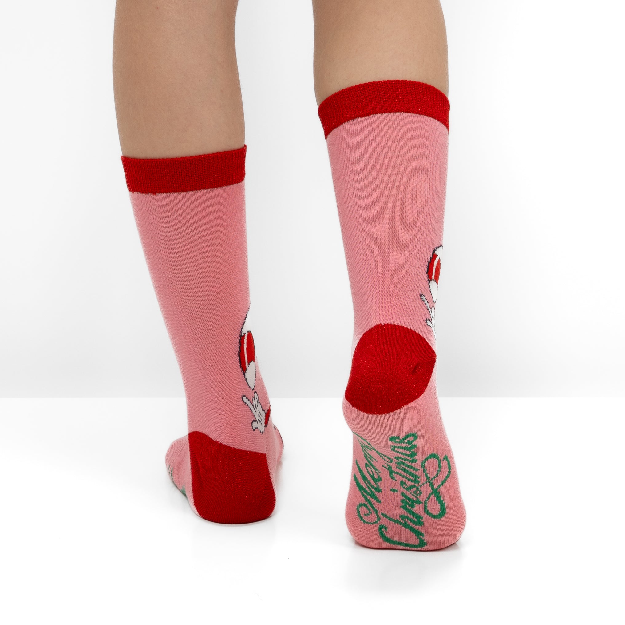 Pack de 2 Pares de Meias Divertidas de Natal para Mulher