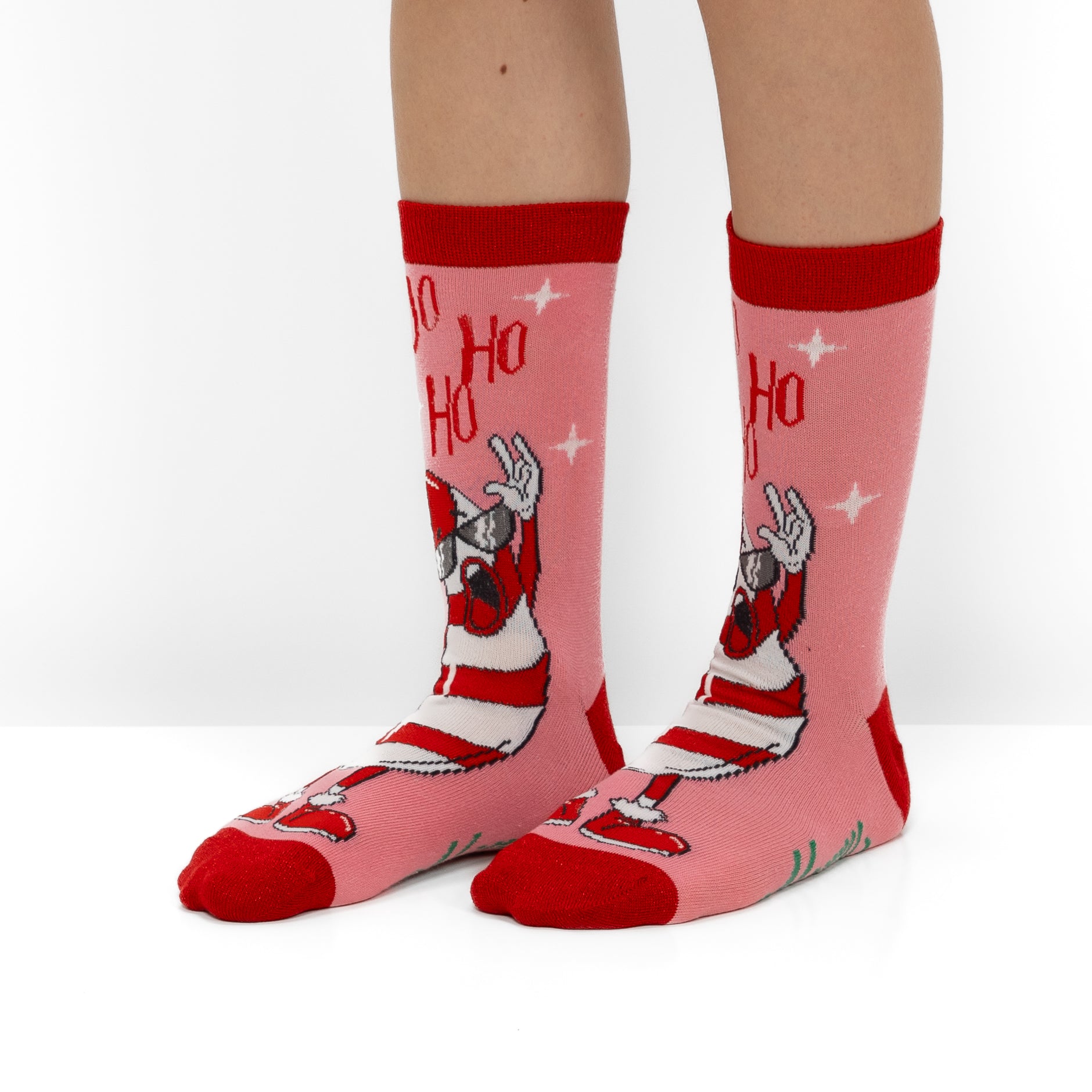 Pack de 2 Pares de Meias Divertidas de Natal para Mulher