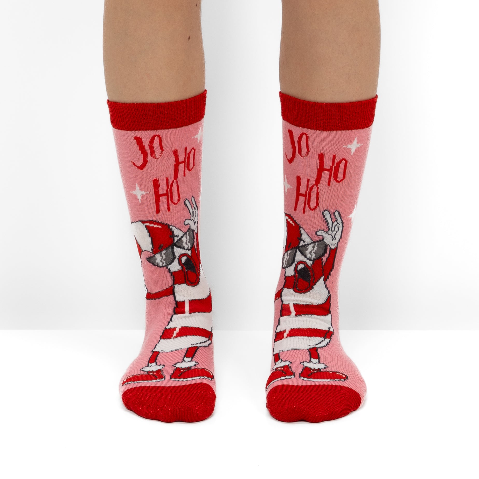 Pack de 2 Pares de Meias Divertidas de Natal para Mulher
