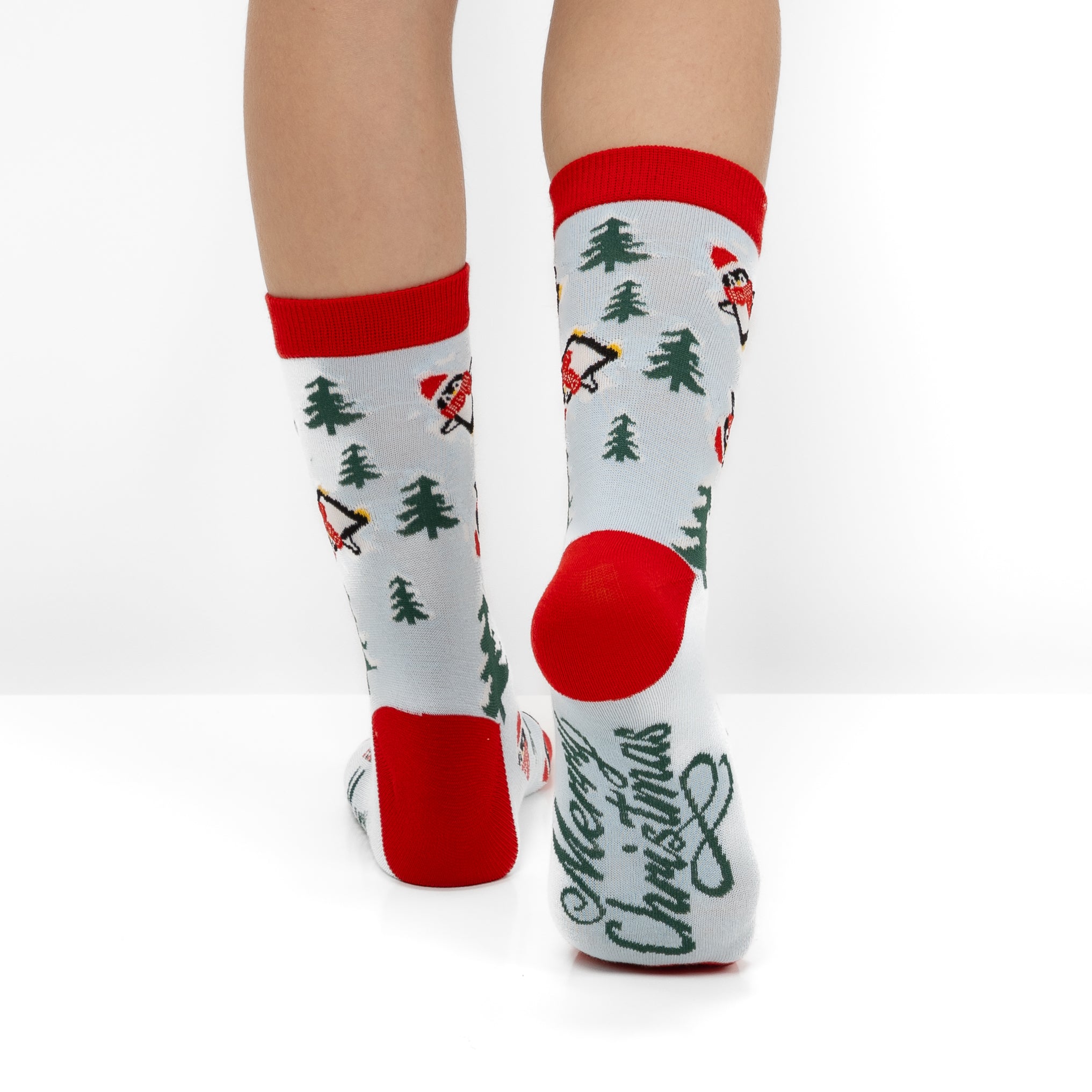 Pack de 2 Pares de Meias Divertidas de Natal para Mulher